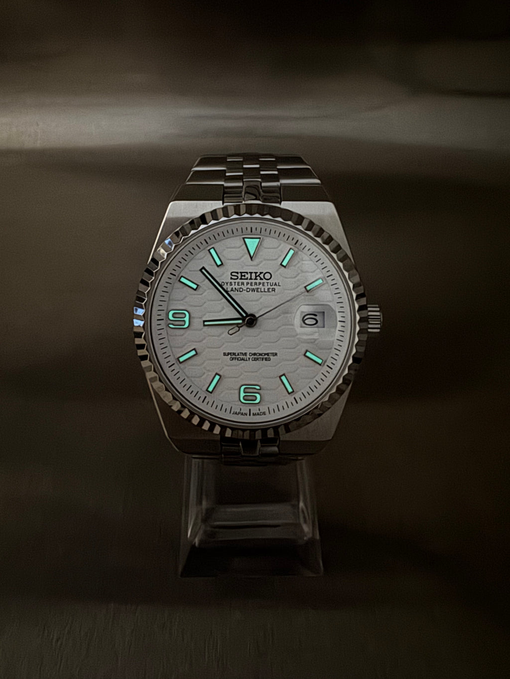 Seiko Mod - DateJust Honeycomb
